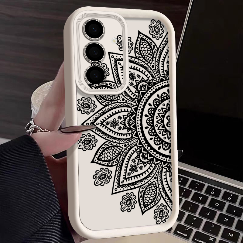 Phone Cases Samsung A14 - เคสลายดอกไม้สไตล์เรโทรสำหรับ Samsung Galaxy A57 A37 A56