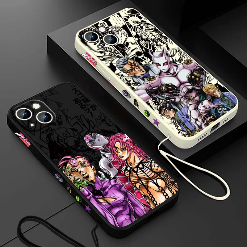 Phone Cases Iphone 16 Pro - เคสโทรศัพท์ลายอนิเมะ JOJO Villain Diavolo Dio สำหรับ