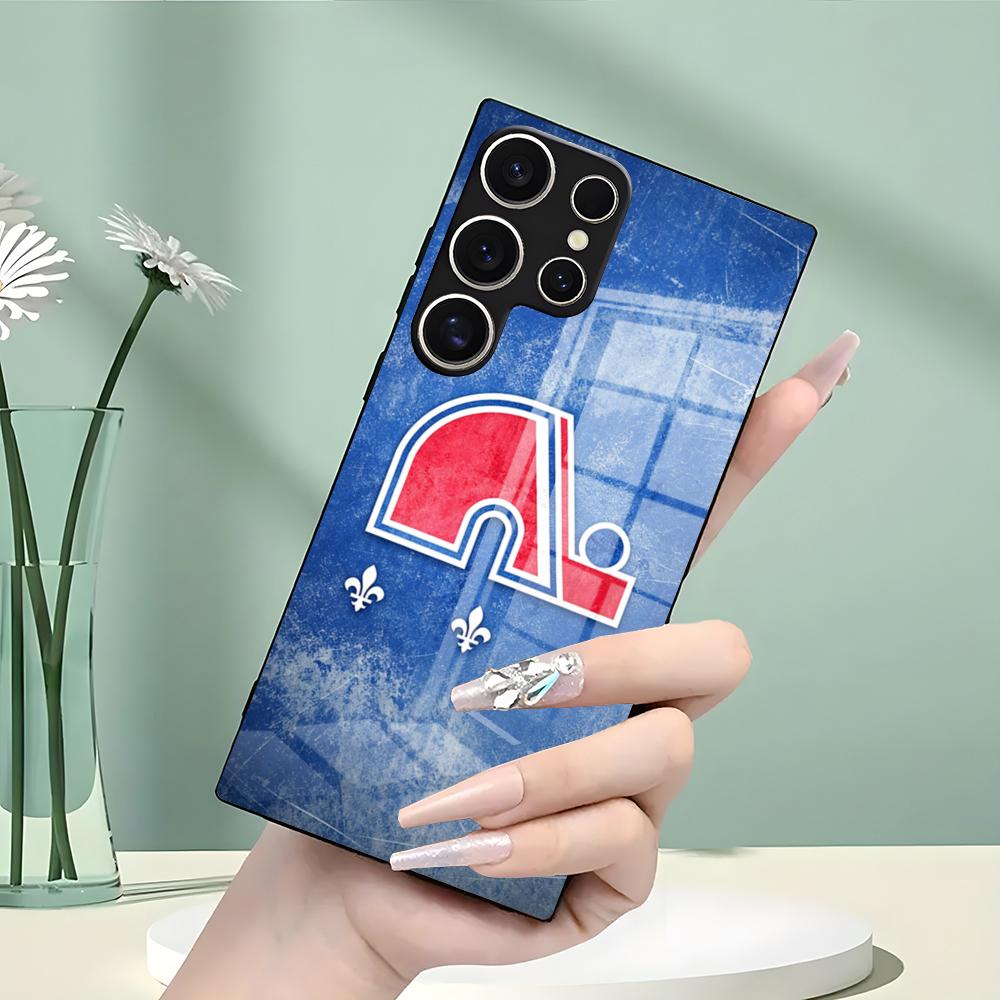 Phone Cases Quebec - เคสโทรศัพท์ลายโลโก้ฮอกกี้ Q-QueBecES สำหรับ Samsung S26 S25