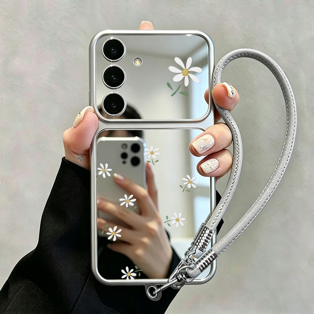 Phone Cases For Samsung - เคสกระจก A57 สำหรับ Samsung A56 A55