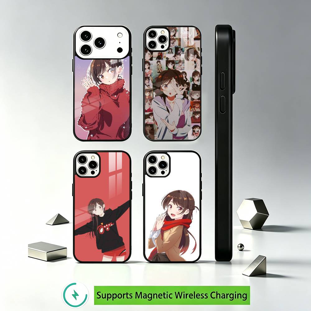 Phone Cases Com - เคสโทรศัพท์ลายเรนท์-อะ-เกิร์ลฟรีด โรแมนติกคอมเมดี้ สำหรับ iPhone17,16,15,14,13,12 Plus,Pro รองรับการชาร์จไร้สายแบบแม่เหล็ก