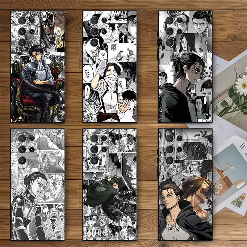 Phone Cases Shein - เคสโทรศัพท์ลายอนิเมะ Attack On Titan สำหรับ Samsung
