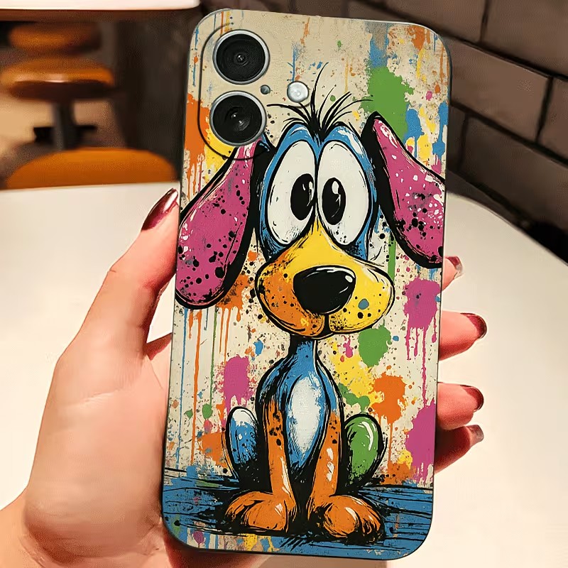 Phone Cases Amazon - เคสโทรศัพท์ลายกราฟฟิตี้สีสันสดใสสำหรับ iPhone 17 16 15 14