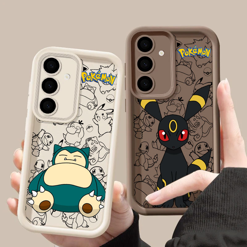 Phone Cases For Samsung S22 - เคสป้องกัน Snorlaxs Umbreons P-Pokemons Anime S26