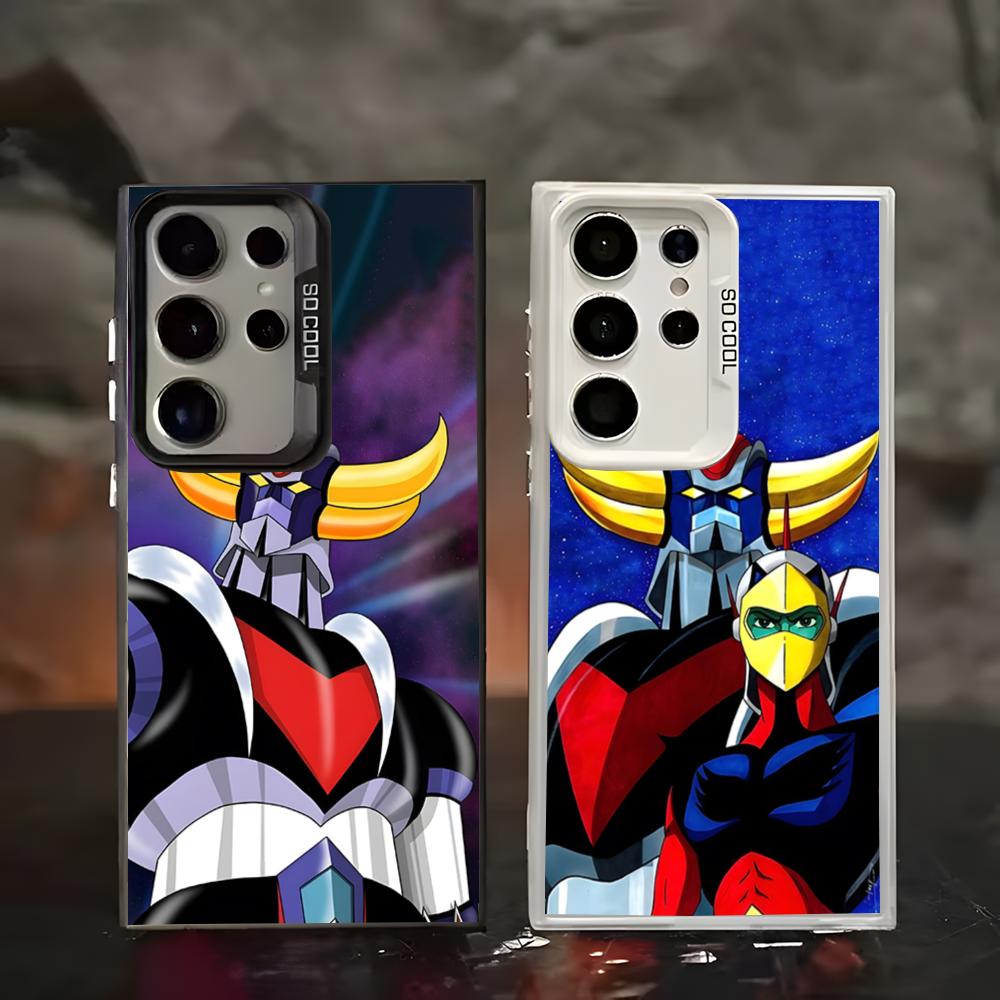 Phone Cases For Samsung S22 - เคสโทรศัพท์ลายอนิเมะ UFO Robot Grendizer สีเงินหลากสี เหมาะสำหรับ