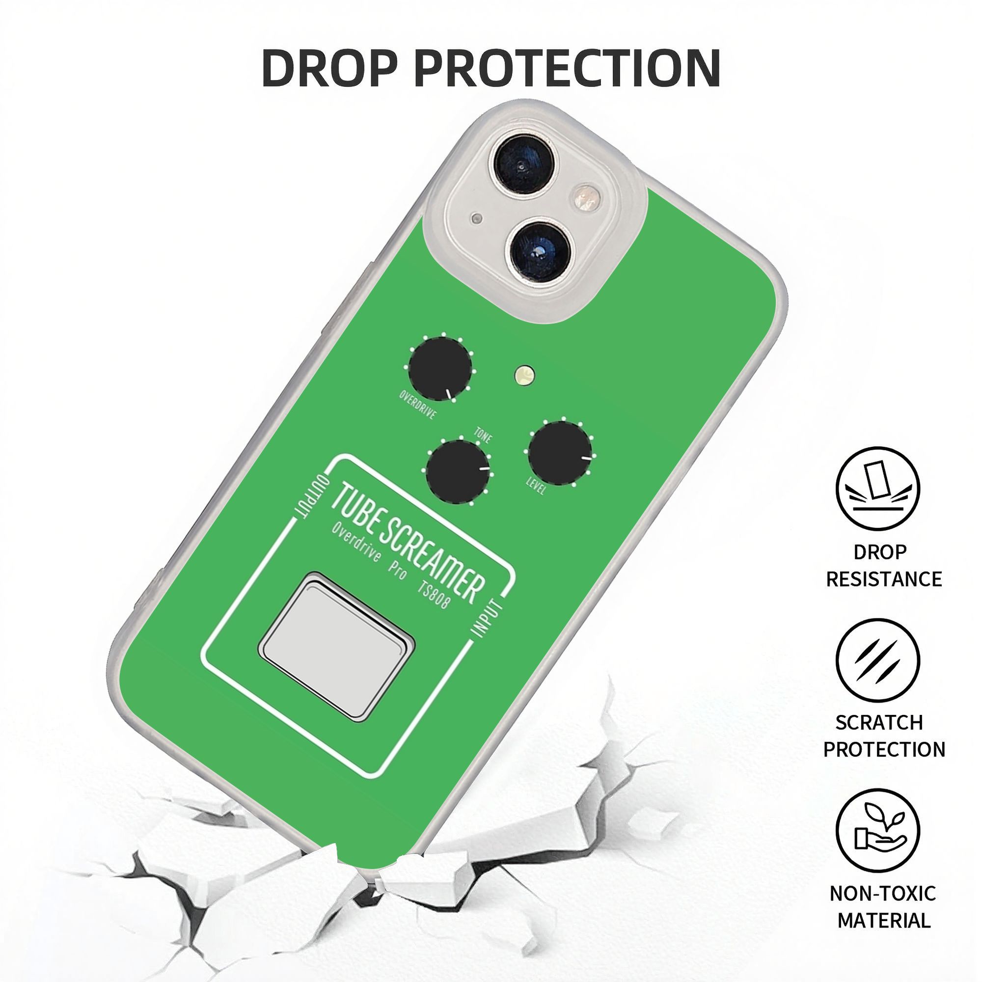 Phone Cases Youtube - เคสโทรศัพท์กันกระแทกแบบใหม่ Armor Bumper Shockproof TUBE SCREAMER
