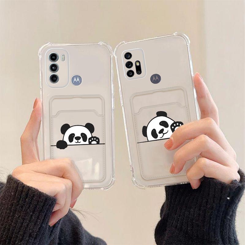 Phone Cases Jjk - G 60 ซ่อน PANDA โปร่งใสกระเป๋าโทรศัพท์สําหรับ Motorola