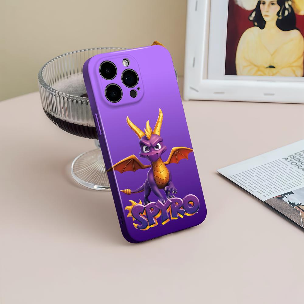 Phone Cases Amazon - เคสโทรศัพท์ลายเกม S-Spyro Series Dragon สำหรับ iPhone