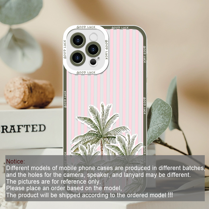 เคสโทรศัพท์ใสลายต้นมะพร้าวฤดูร - Phone Cases Samsung A14 บทวิจารณ์และราคา