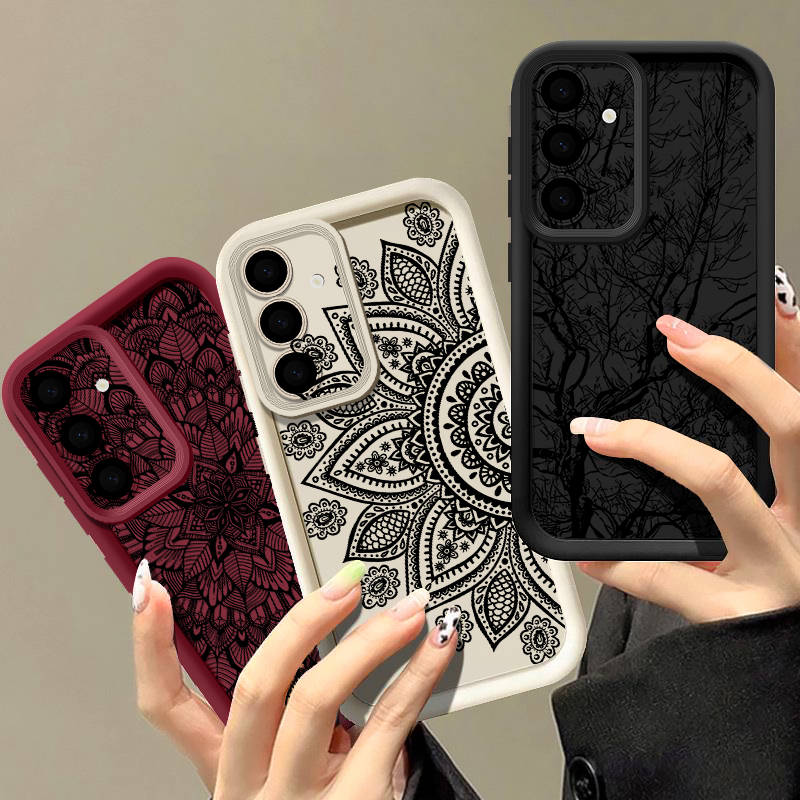 เคสลายดอกไม้สไตล์เรโทรสำหรับ S - Phone Cases Samsung A14 บทวิจารณ์และราคา