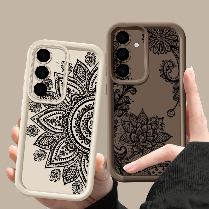 เคสลายดอกไม้สไตล์เรโทรสำหรับ S - Phone Cases Samsung A14 บทวิจารณ์และราคา