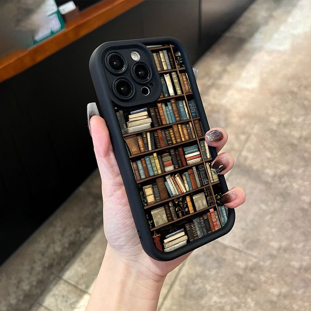 เคสโทรศัพท์ลายชั้นวางหนังสือสุ - Phone Cases Amazon บทวิจารณ์และราคา