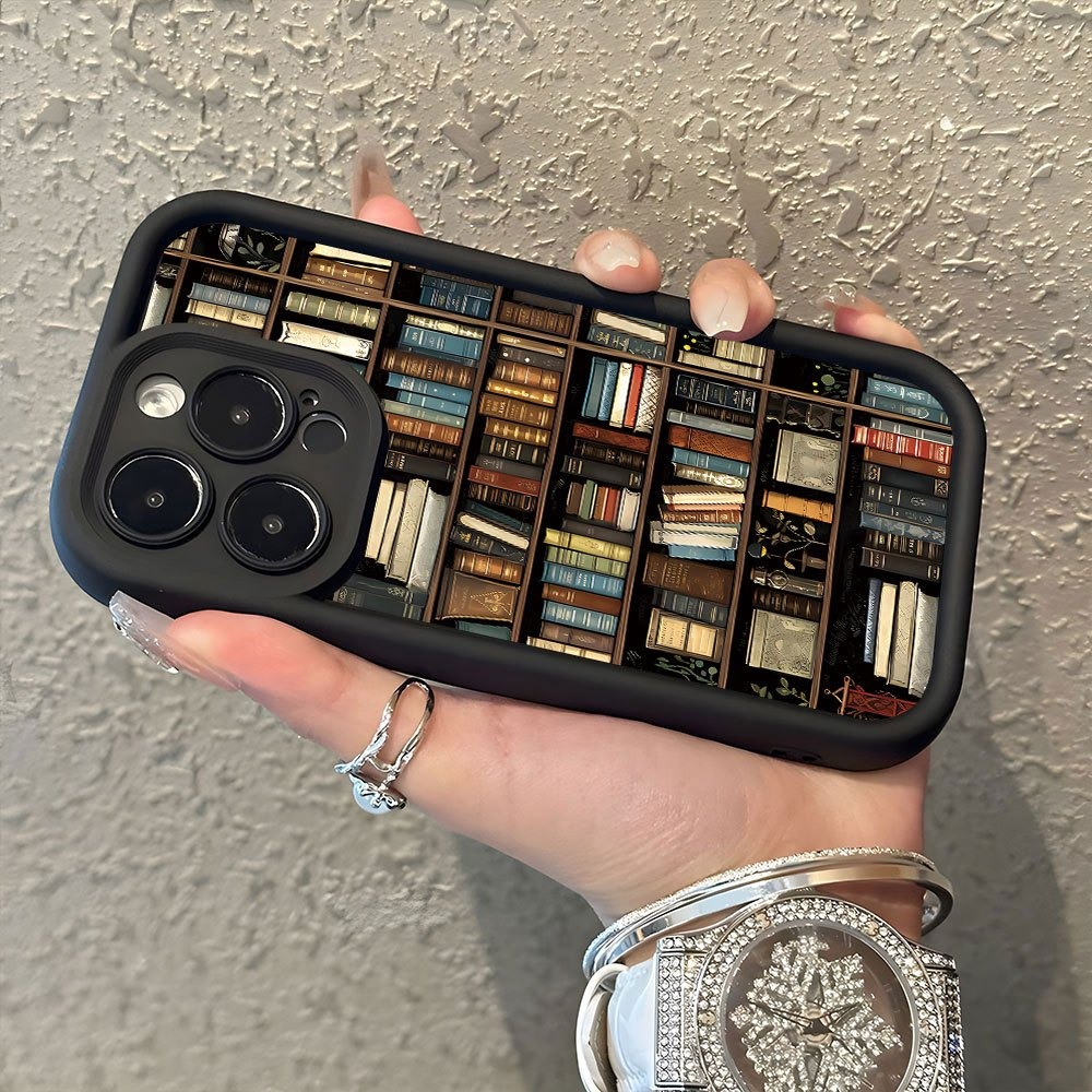 เคสโทรศัพท์ลายชั้นวางหนังสือสุ - Phone Cases Amazon บทวิจารณ์และราคา