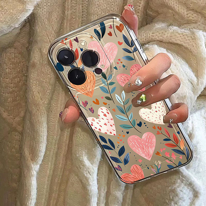 เคสโทรศัพท์ซิลิโคนลายหัวใจ ใบไ - Phone Cases Xs Max บทวิจารณ์และราคา
