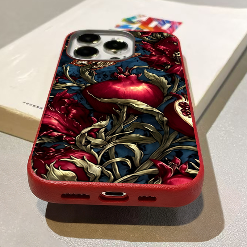 เคสโทรศัพท์ลายศิลปะทับทิมวินเท - Phone Cases Drawing บทวิจารณ์และราคา