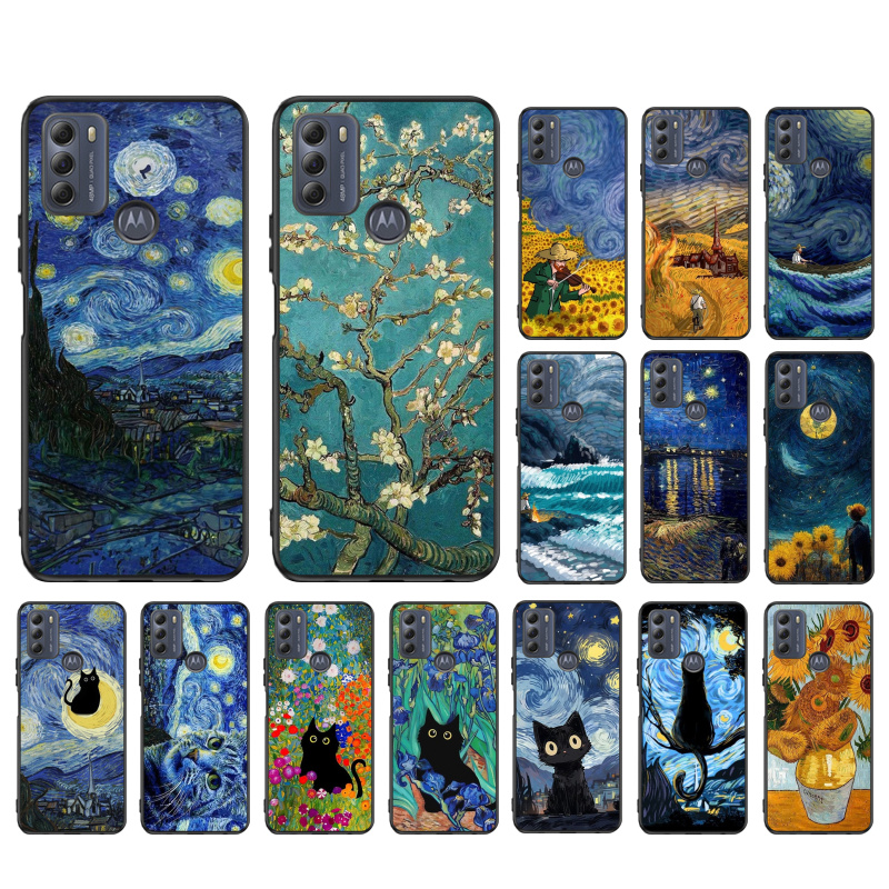 แวนโก๊ะเคสมือถือลายแมวทานตะวัน - Phone Cases Jjk บทวิจารณ์และราคา