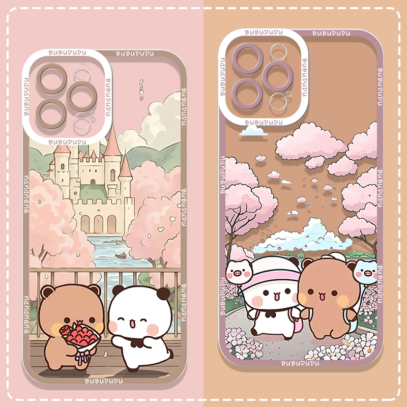 เคสโทรศัพท์ใสลายคู่รักน่ารัก B - Phone Cases Samsung A14 บทวิจารณ์และราคา