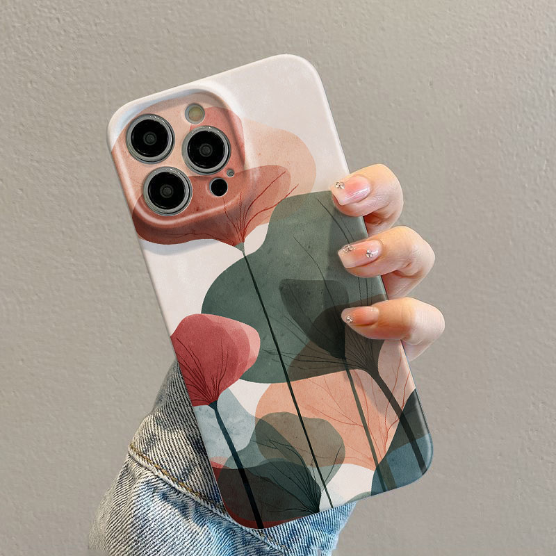 เคสลายใบไม้ธรรมชาติ สำหรับ iPh - Phone Cases Drawing บทวิจารณ์และราคา