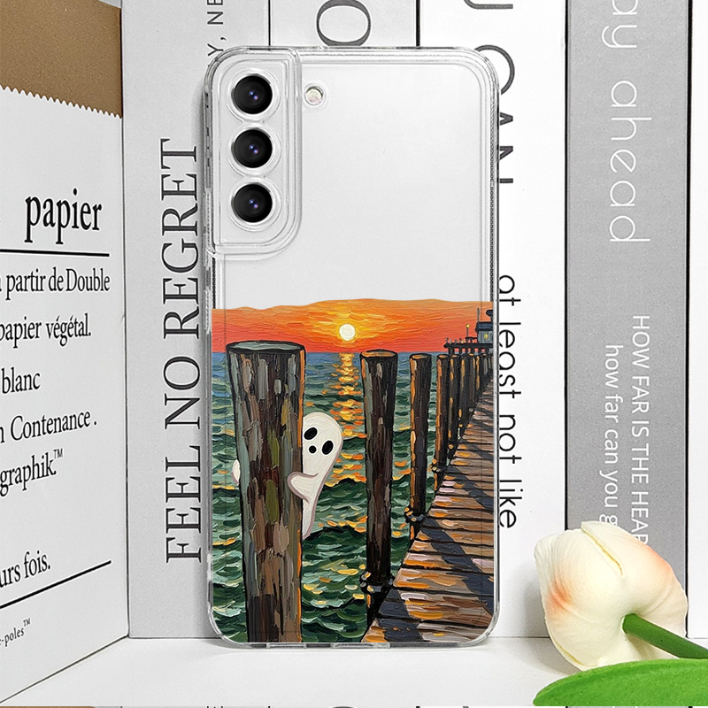 เคสโทรศัพท์ใสลายผีน่ารักสำหรับ - Phone Cases Samsung A14 บทวิจารณ์และราคา