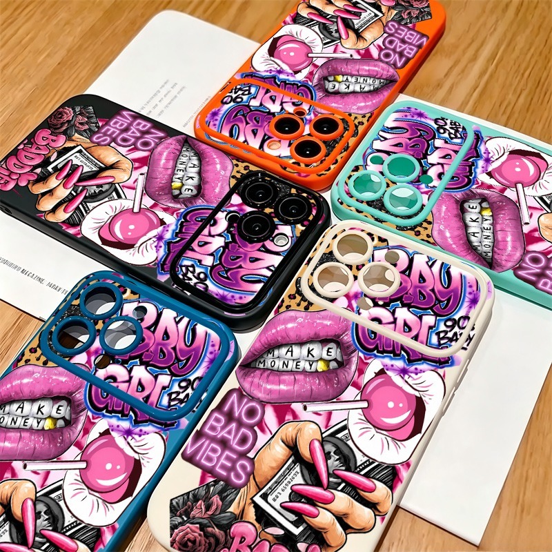 เคสโทรศัพท์ลายกราฟฟิตี้รูปปากส - Phone Cases Amazon บทวิจารณ์และราคา