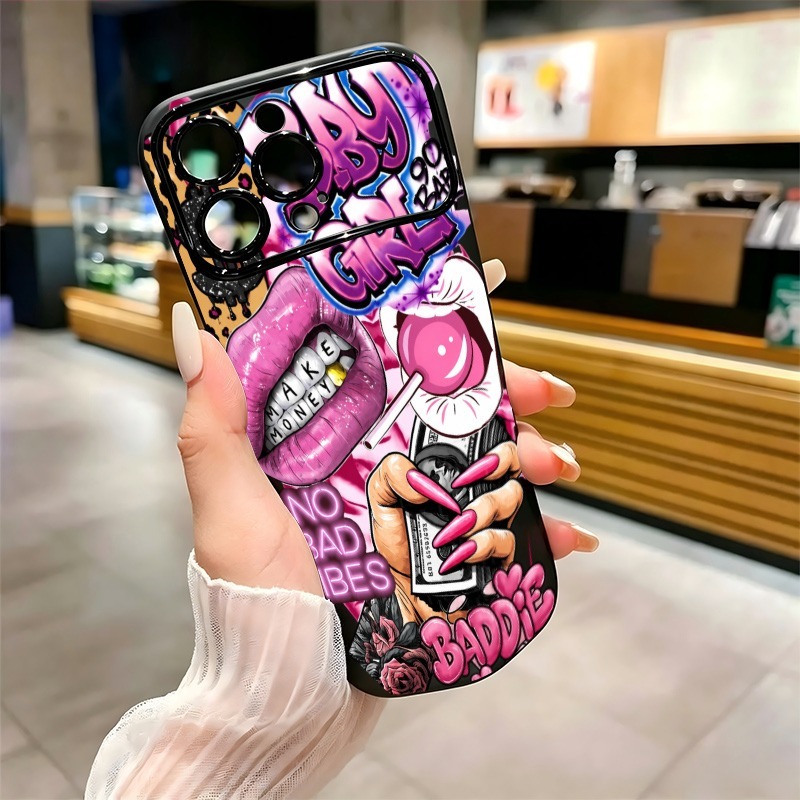 เคสโทรศัพท์ลายกราฟฟิตี้รูปปากส - Phone Cases Amazon บทวิจารณ์และราคา