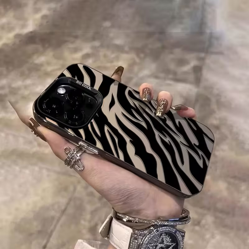 เคสกันกระแทก IMD ลายม้าลายสีดำ - Phone Cases Xs Max บทวิจารณ์และราคา