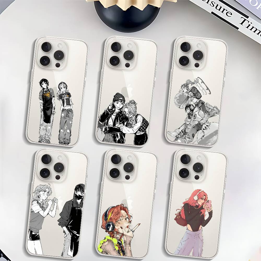เคสโทรศัพท์แบบนิ่มใสลาย G-Guy  - Phone Cases Shein บทวิจารณ์และราคา