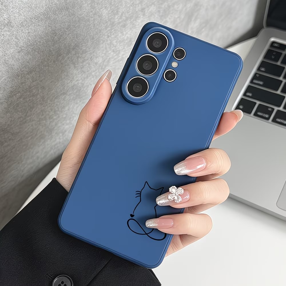มินิมอลลิส ไลน์ อาร์ต แคท สเก็ - Phone Cases Drawing บทวิจารณ์และราคา