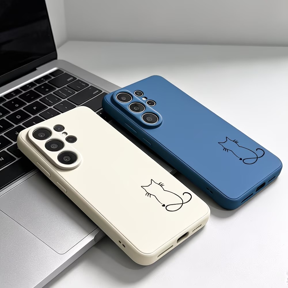 มินิมอลลิส ไลน์ อาร์ต แคท สเก็ - Phone Cases Drawing บทวิจารณ์และราคา