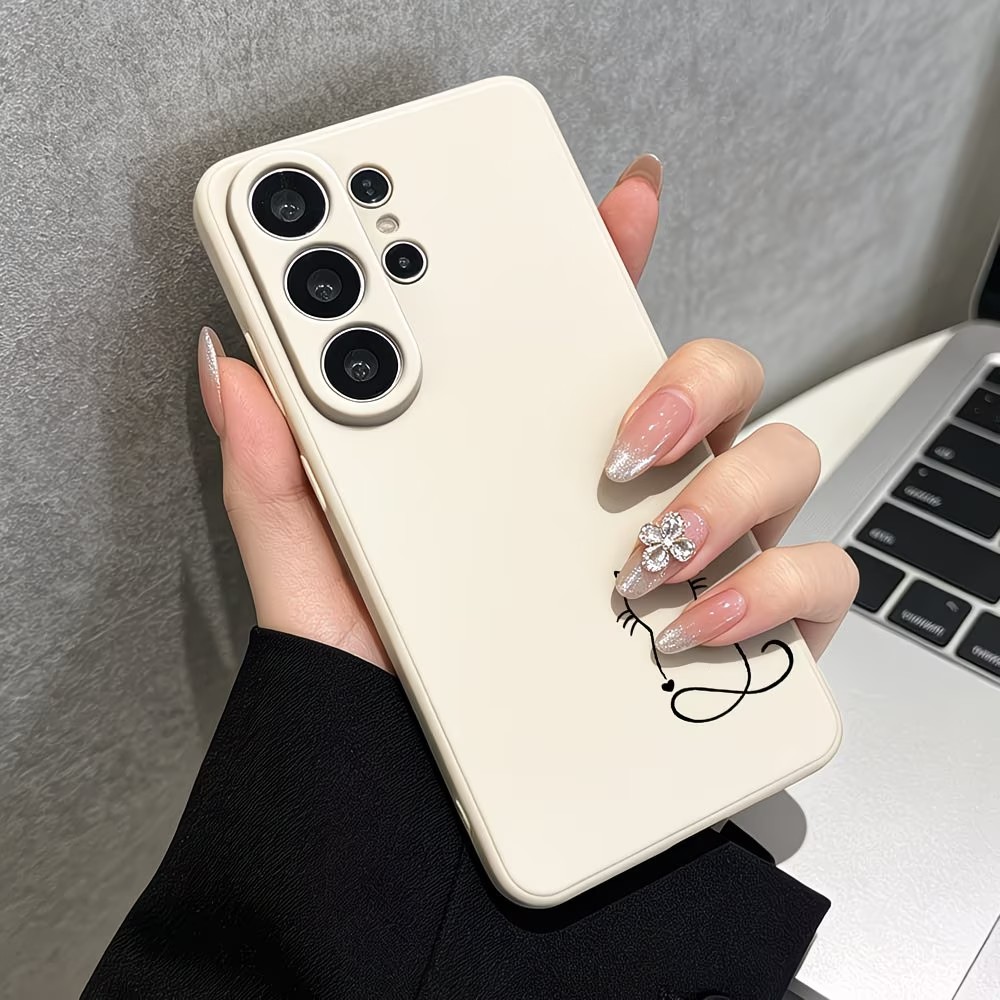มินิมอลลิส ไลน์ อาร์ต แคท สเก็ - Phone Cases Drawing บทวิจารณ์และราคา