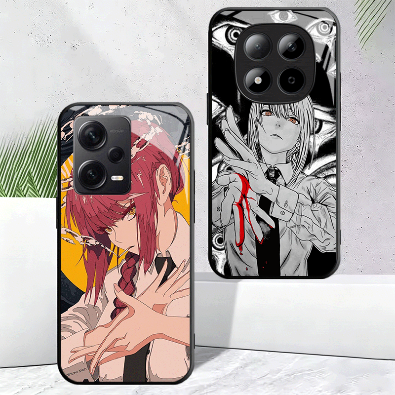เคสโทรศัพท์แก้วลายตัวละครอนิเม - Phone Cases Shein บทวิจารณ์และราคา