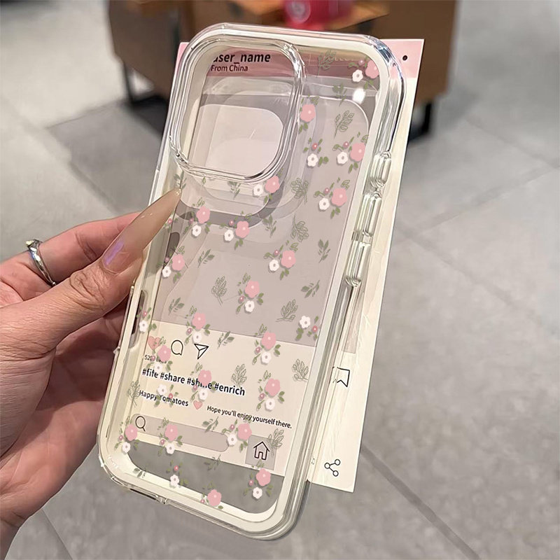 เคสโทรศัพท์ใส TPU นิ่มลายใบไม้ - Phone Cases Xs Max บทวิจารณ์และราคา