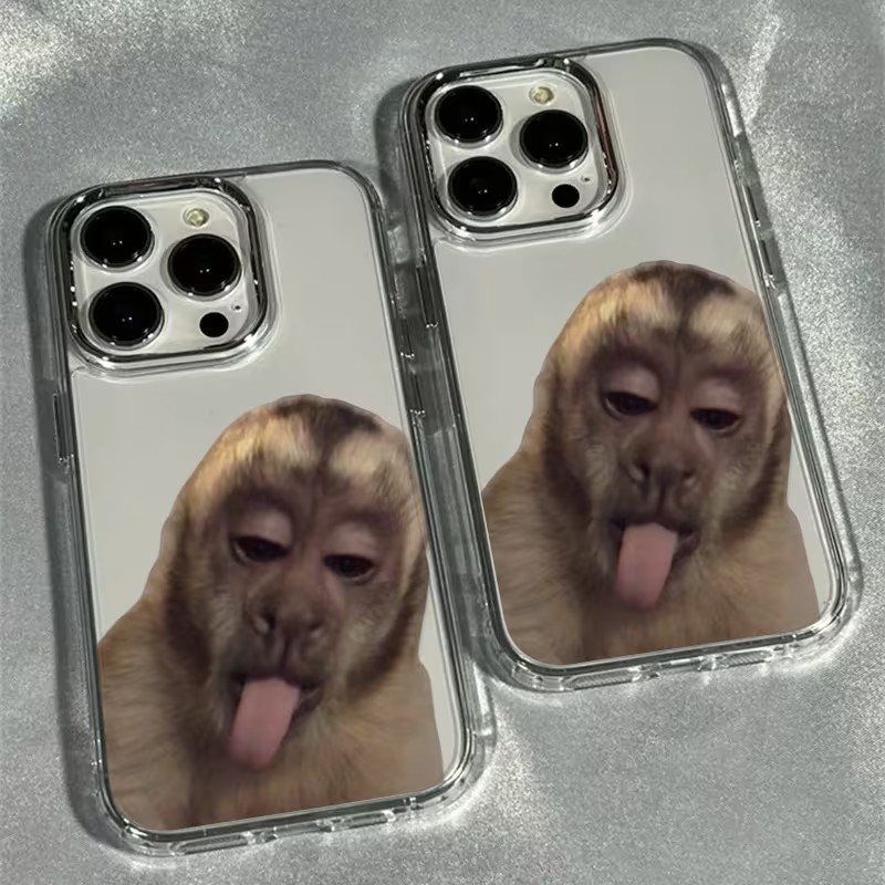 เคสโทรศัพท์ลายลิงยื่นลิ้นสำหรั - Phone Cases Drawing บทวิจารณ์และราคา