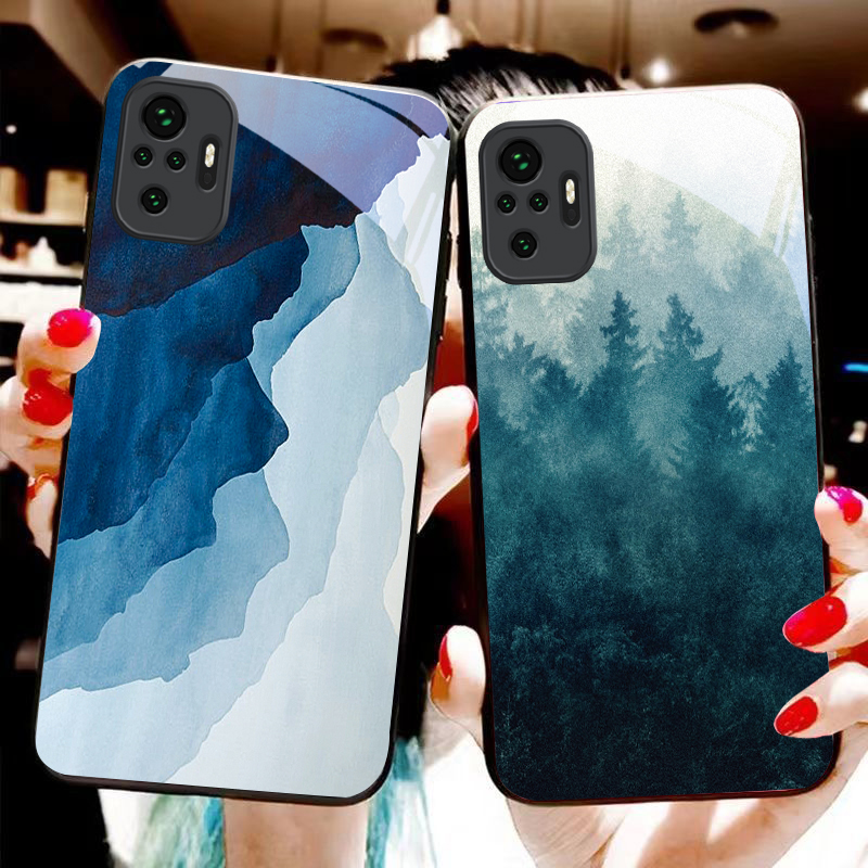 เคสโทรศัพท์แก้วสีดำลายภาพวาดหม - Phone Cases Drawing บทวิจารณ์และราคา