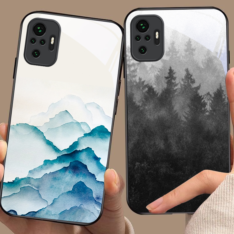 เคสโทรศัพท์แก้วสีดำลายภาพวาดหม - Phone Cases Drawing บทวิจารณ์และราคา