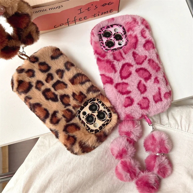เคสโทรศัพท์ลายเสือดาวขนฟูนุ่ม  - Phone Cases Iphone 16 Pro บทวิจารณ์และราคา