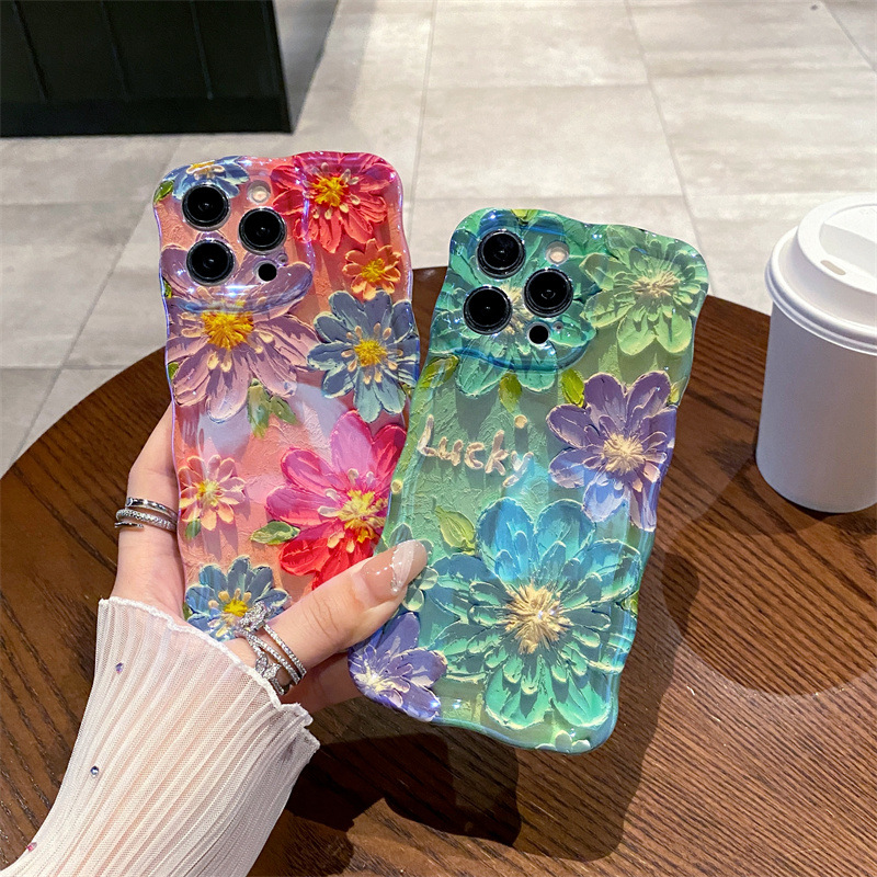 เคสโทรศัพท์ซิลิโคนลายดอกไม้สีน - Phone Cases Drawing บทวิจารณ์และราคา