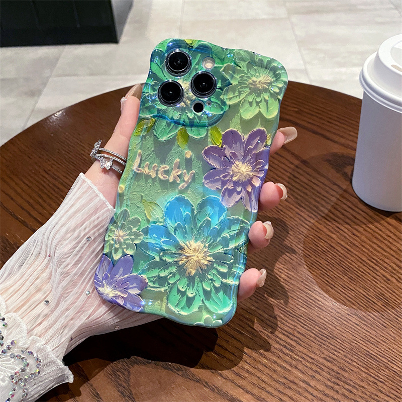 เคสโทรศัพท์ซิลิโคนลายดอกไม้สีน - Phone Cases Drawing บทวิจารณ์และราคา