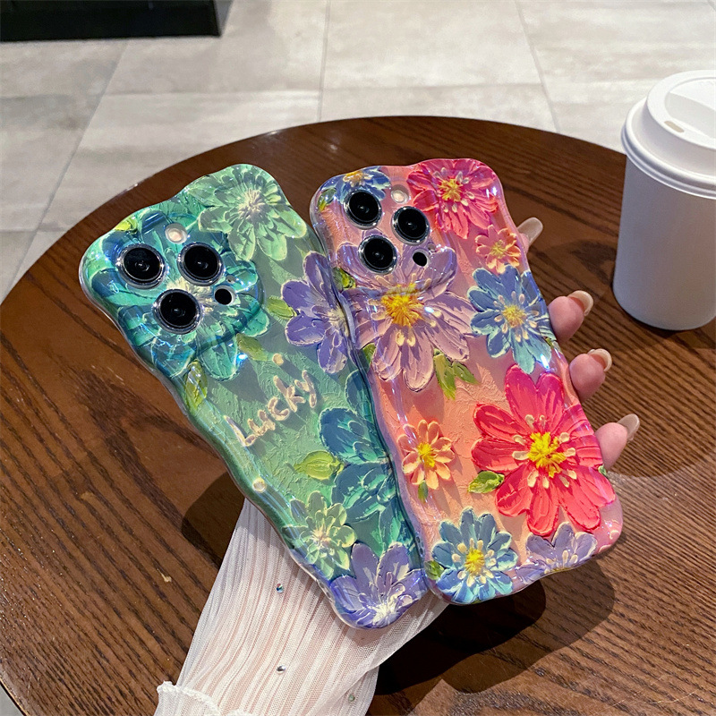 เคสโทรศัพท์ซิลิโคนลายดอกไม้สีน - Phone Cases Drawing บทวิจารณ์และราคา