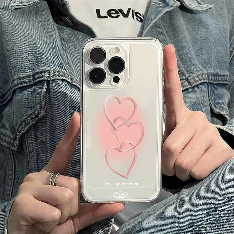 เคสโทรศัพท์ลายหัวใจสีชมพูวาดมื - Phone Cases Xs Max บทวิจารณ์และราคา