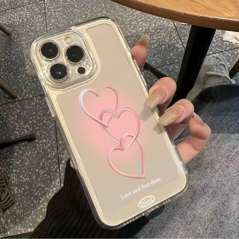 เคสโทรศัพท์ลายหัวใจสีชมพูวาดมื - Phone Cases Xs Max บทวิจารณ์และราคา