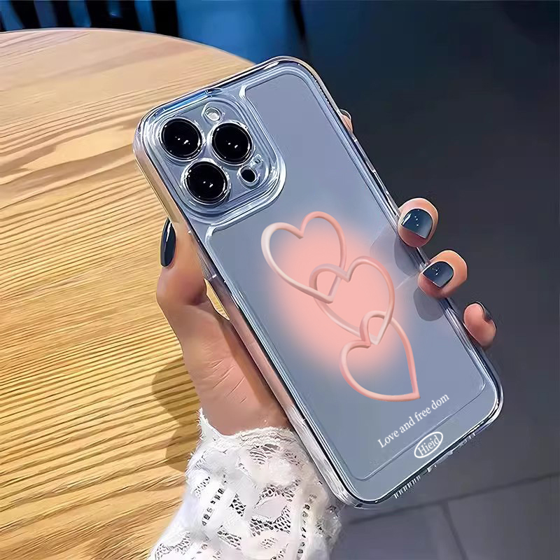 เคสโทรศัพท์ลายหัวใจสีชมพูวาดมื - Phone Cases Xs Max บทวิจารณ์และราคา