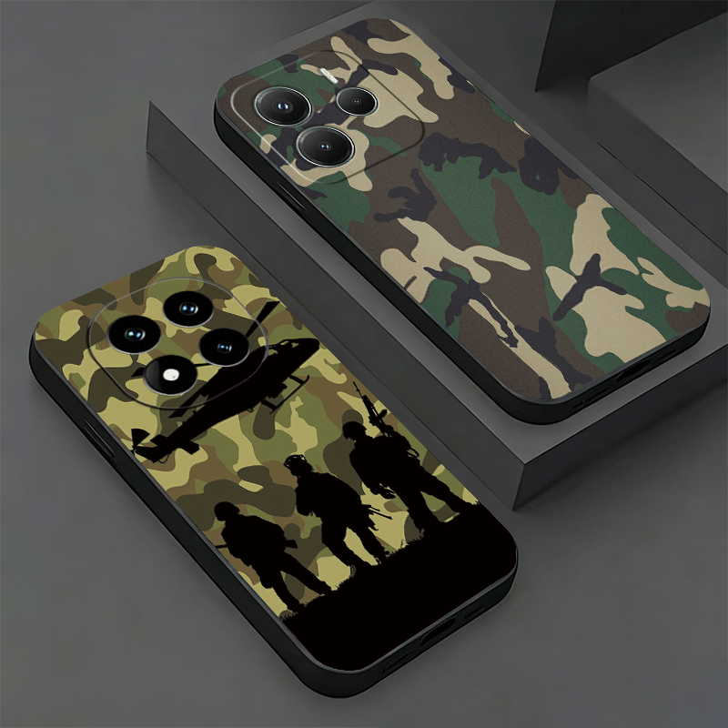 เคสโทรศัพท์นิ่มลายพรางทหาร สำห - Phone Cases Shein บทวิจารณ์และราคา