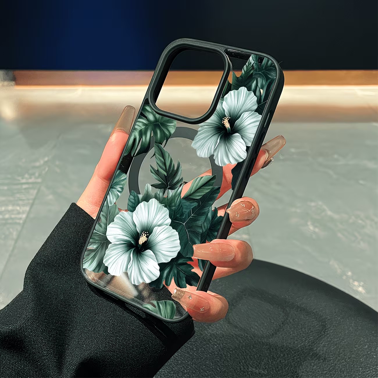 เคสโทรศัพท์ลายดอกไม้สีเขียวสำห - Phone Cases Xs Max บทวิจารณ์และราคา